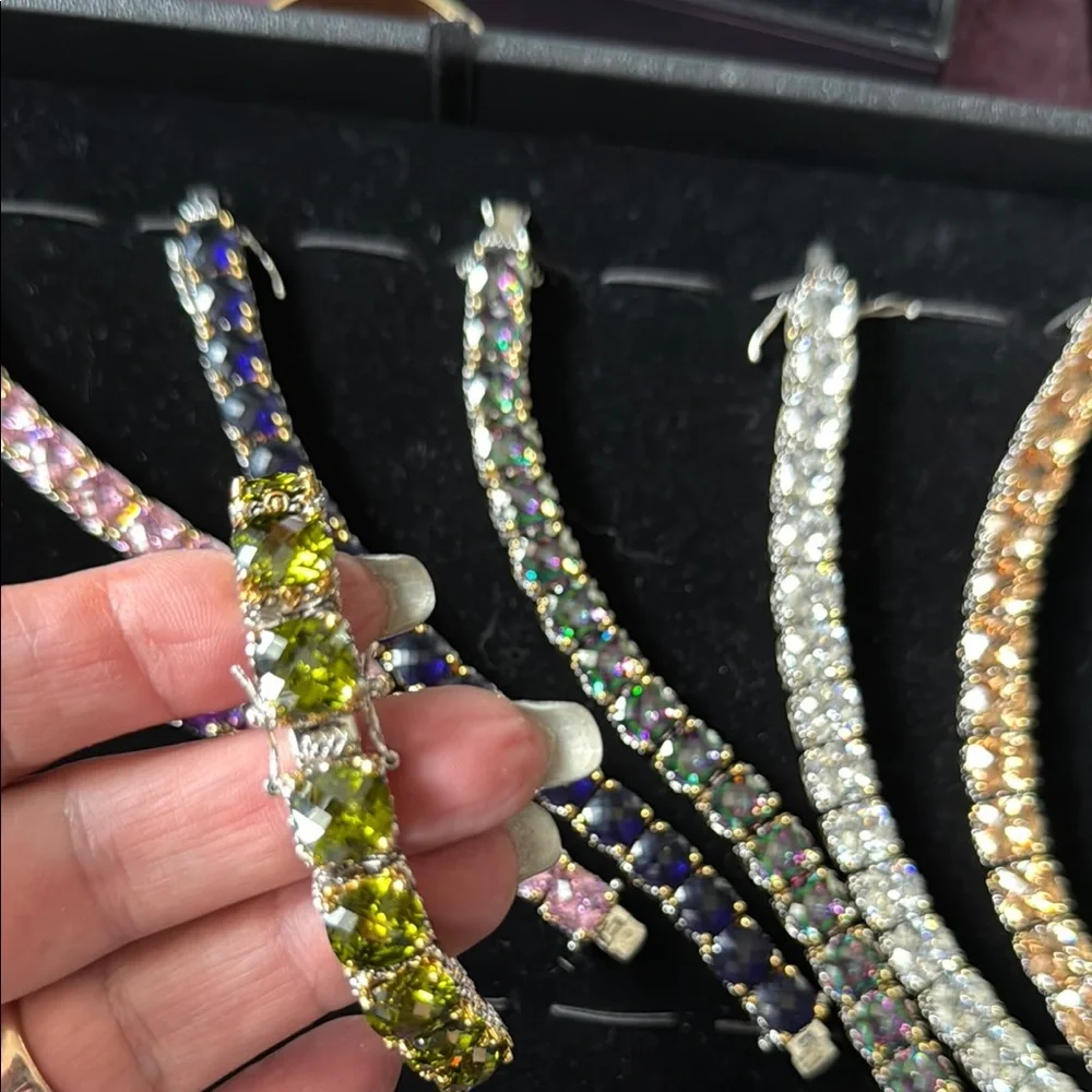 Park Lane CZ signature vintage bracelet. One for sale … white stone!